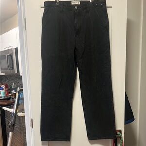 Abercrombie & Fitch Black Straight Leg Jeans